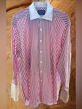 Garrick Anderson for Bergdorf Goodman Men’s Winchester Dress Shirt - 44